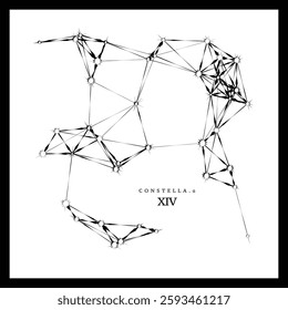 Constella Alpha Series - Item 14. A unique, original, completely random star formation or constellation