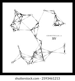 Constella Alpha Series - Item 15. A unique, original, completely random star formation or constellation
