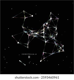 Constella Beta Series - Item 02. A unique, original, completely random star formation or constellation.