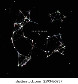 Constella Beta Series - Item 05. A unique, original, completely random star formation or constellation.