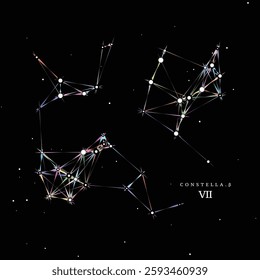 Constella Beta Series - Item 07. A unique, original, completely random star formation or constellation.