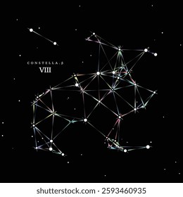 Constella Beta Series - Item 08. A unique, original, completely random star formation or constellation.