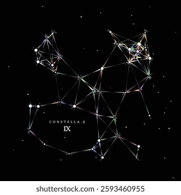 Constella Beta Series - Item 09. A unique, original, completely random star formation or constellation.