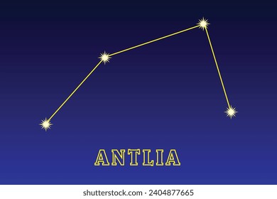 Constellation Antlia. The constellation Pump. constellation of the Southern Hemisphere of the sky. The area of ​ ​ the constellation is 238.9 square d