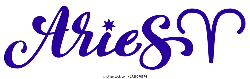 1,977 Aries lettering Images, Stock Photos & Vectors | Shutterstock