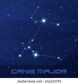 Constellation Canis Major, Great Dog