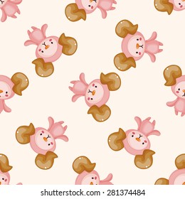 Constellation Capricorn , cartoon seamless pattern background