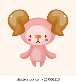 Constellation Capricorn theme elements