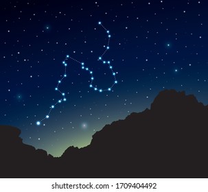 Sternbild Eridanus im Tiefraum
