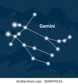 The constellation Gemini (The Twins)