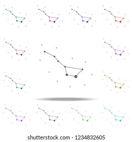 constellation icon. Elements of Space in multi color style icons. Simple icon for websites, web design, mobile app, info graphics