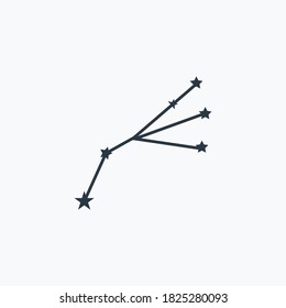 Constellation icon isolated on clean background. Constellation icon concept drawing icon in modern style. Vector illustration for your web mobile logo app UI design.