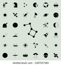 constellation icon. Space icons universal set for web and mobile