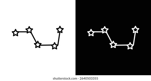 Constellation icon symbol concept for graphic design, Website, UI. EPS