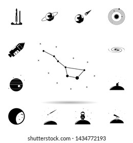 Constellation icon. Universal set of space for website design and development, app development