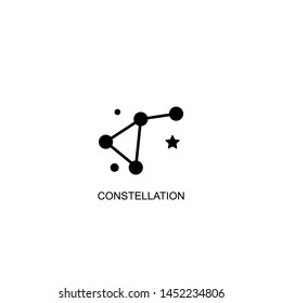 constellation icon vector black design