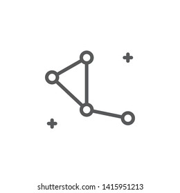 Constellation icon - Vector. Spage concept vector illustration.