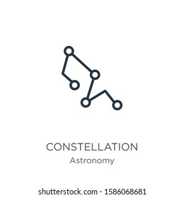Constellation icon vector. Trendy flat constellation icon from astronomy collection isolated on white background. Vector illustration can be used for web and mobile graphic design, logo, eps10