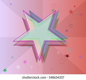constellation into graphic edge, emblematic diagram of board.