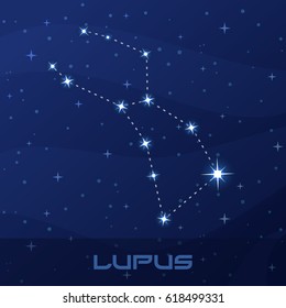 Constellation Lupus, Wolf