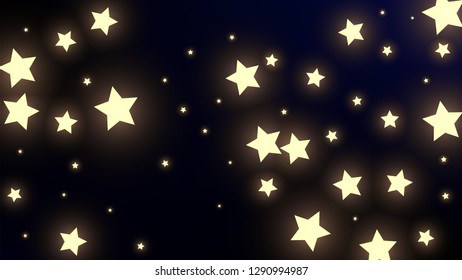 Constellation Map. Astronomical Print. Beautiful Cosmic Sky with Many Stars.     Night Galaxy Pattern. Vector Nebula Space Background.