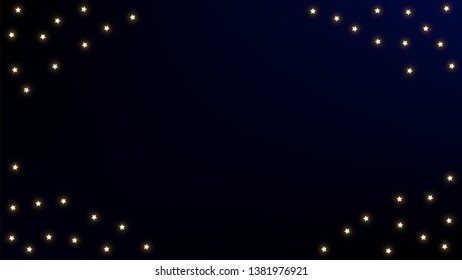 Constellation Map. Astronomical Print. Blue Galaxy Pattern. Magic Cosmic Sky with Many Stars.     Vector Stars Background.