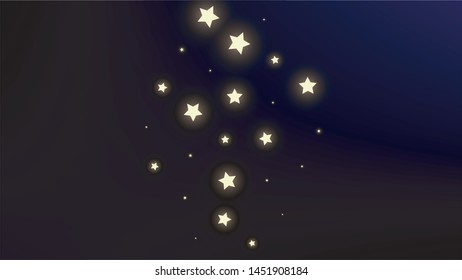 Constellation Map. Astronomical Print. Dark Galaxy Pattern. Beautiful Cosmic Sky with Many Stars.     Vector Stars Background.