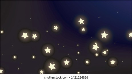 Constellation Map. Astronomical Print. Magic Cosmic Sky with Many Stars.     Blue Galaxy Pattern. Vector Stars Background.