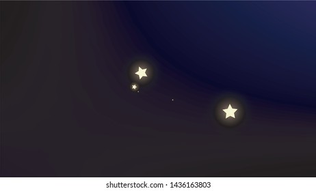 Constellation Map. Astronomical Print. Mystic Cosmic Sky with Many Stars.     Dark Galaxy Pattern. Vector Stars Background.