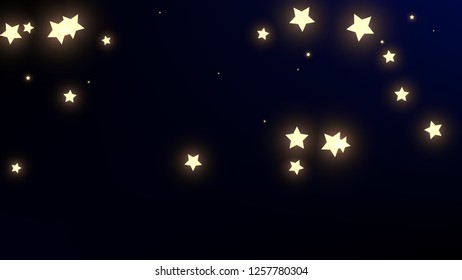 Constellation Map. Dark Galaxy Pattern. Astronomical Print. Magic Cosmic Sky with Many Stars.     Vector Nebula Space Background.