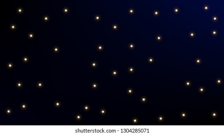 Constellation Map. Dark Galaxy Pattern. Mystic Cosmic Sky with Many Stars.     Astronomical Print. Vector Constellation Map Background.