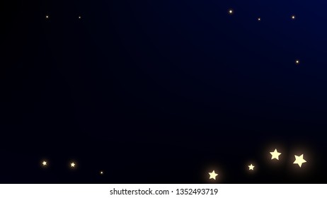 Constellation Map. Magic Cosmic Sky with Many Stars.     Astronomical Print. Dark Galaxy Pattern. Vector Stars in Space Background.