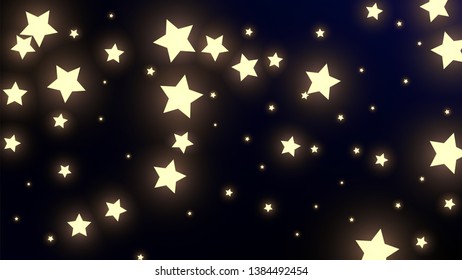 Constellation Map. Night Galaxy Pattern. Shining Cosmic Sky with Many Stars.     Astronomical Print. Vector Nebula Space Background.