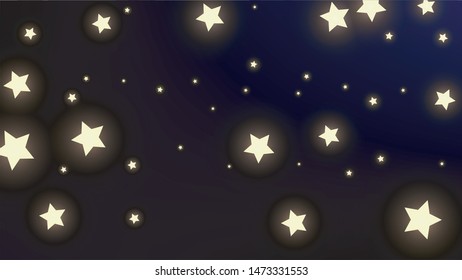 Constellation Map. Night Galaxy Pattern. Astronomical Print. Magic Cosmic Sky with Many Stars.     Vector Milky Way Background.