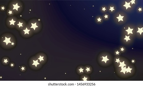 Constellation Map. Shining Cosmic Sky with Many Stars.     Gradient Blue Galaxy Pattern. Astronomical Print. Vector Constellation Pattern.