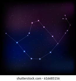constellation Serpents . vector image of a constellation