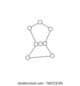Constellation star icon. Web element. Premium quality graphic design. Signs symbols collection, simple icon for websites, web design, mobile app, info graphics on white background