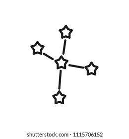 constellation vector icon