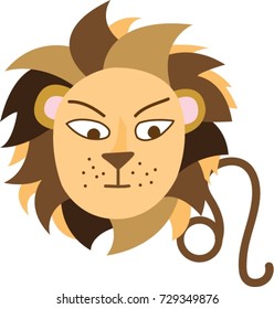 Constellation vector illustration - Leo