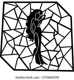 Constellation Virgo. Astrology. Horoscope. Goddess