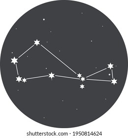 Constellations of the southern hemisphere of the Piscis Austrinus