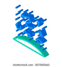 constellations space stars isometric icon vector. constellations space stars sign. isolated symbol illustration