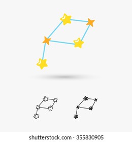 Constellations, stars