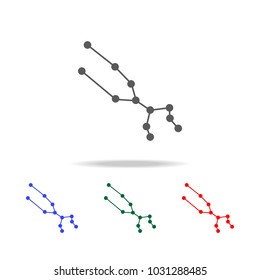 constellations Taypyc icon. Elements in multi colored icons for mobile concept and web apps. Icons for website design and development, app development on white background