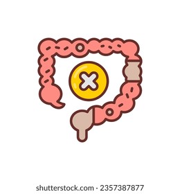 Constipation icon in vector. Illustration - Shutterstock ID 2357387877
