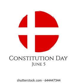 Constitution Day Logo Vector Template
