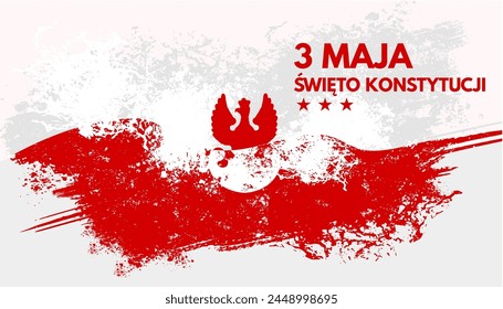 
Constitution Day May 3 - banner, vector illustration