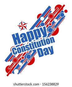 Constitution Day Vector Illustration