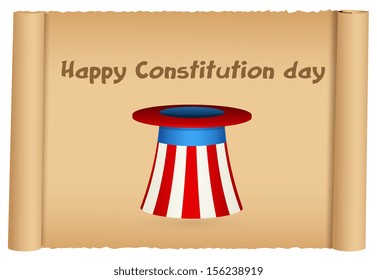 Constitution Day Vector Illustration
