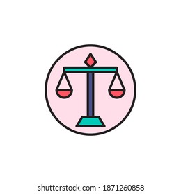 Constitution Icon Vector Illustration Law Icon Stock Vector (Royalty ...